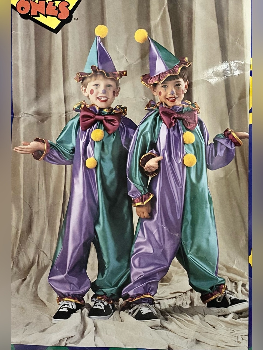 Big Top Clown Kids Halloween Costume Size 4-6